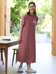 Женское платье-футболка AIRism UNIQLO 1159847171 (Розовый S)