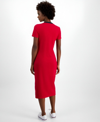 Женское платье Tommy Hilfiger в рубчик 1159848735 (Красный XS)