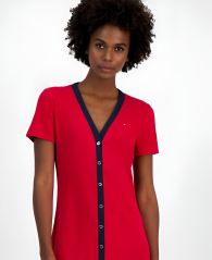 Женское платье Tommy Hilfiger в рубчик 1159848735 (Красный XS)