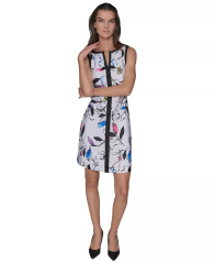 Женское платье Karl Lagerfeld Paris с принтом 1159848977 (Белый 10)