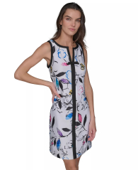 Женское платье Karl Lagerfeld Paris с принтом 1159848977 (Белый 10)