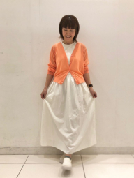 Комбіноване плаття-міді Uniqlo 1159849100 (Молочний L)