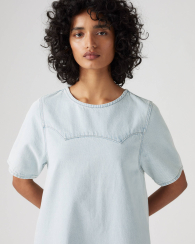 Женское джинсовое платье-футболка Levi's 1159849594 (Голубой S)