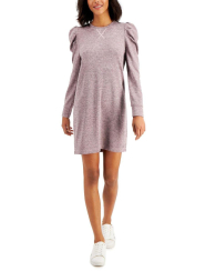 Женское трикотажное платье Tommy Hilfiger с блеском 1159850039 (Сиреневый S)