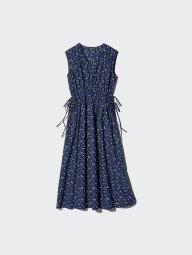 Хлопковое платье Uniqlo с принтом 1159850790 (Синий XL)