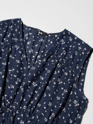 Хлопковое платье Uniqlo с принтом 1159850790 (Синий XL)