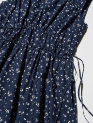 Хлопковое платье Uniqlo с принтом 1159850790 (Синий XL)