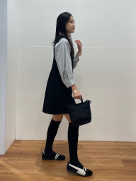 Женское короткое платье Uniqlo 1159852575 (Черный XS)