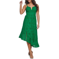 Женское платье миди GUESS с перфорацией 1159854005 (Зеленый 14)