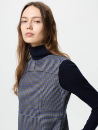 Женское короткое платье Uniqlo 1159854275 (Синий S)