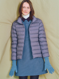 Женское короткое платье Uniqlo 1159854275 (Синий S)