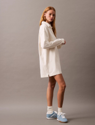 Платье-поло Calvin Klein с длинным рукавом 1159854334 (Молочный XS)