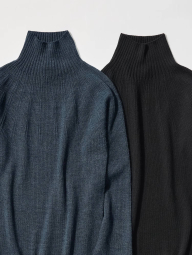 Жіноче плаття із 3D-в'язаної суміші мериносової вовни UNIQLO 1159855269 (Чорний XS)