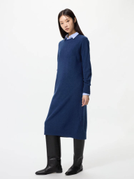 Платье из пряжи Soufflé от Uniqlo 1159855327 (Синий XS)