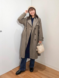 Платье из пряжи Soufflé от Uniqlo 1159855327 (Синий XS)