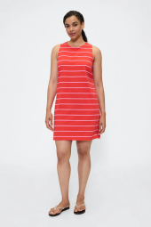 Женское платье без рукавов GAP в полоску 1159855423 (Красный XL)