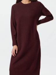 Платье из пряжи Soufflé от Uniqlo 1159855596 (Бордовый L)