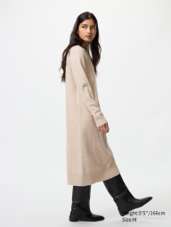 Платье из пряжи Soufflé от Uniqlo 1159856463 (Бежевый S)