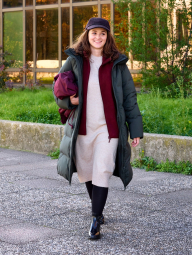 Платье из пряжи Soufflé от Uniqlo 1159856463 (Бежевый S)