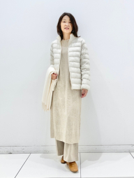 Платье из пряжи Soufflé от Uniqlo 1159856463 (Бежевый S)