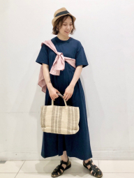 Женское платье-футболка AIRism UNIQLO 1159856928 (Синий M)