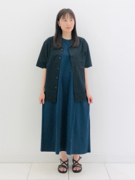 Женское платье-футболка AIRism UNIQLO 1159856928 (Синий M)