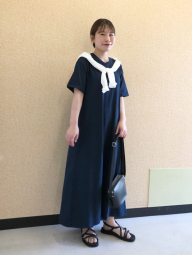 Женское платье-футболка AIRism UNIQLO 1159856928 (Синий M)