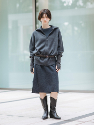 Вовняна сукня Uniqlo без рукавів 1159857890 (Синій S)