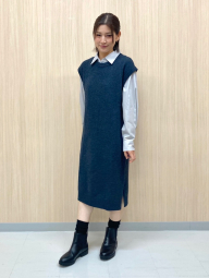 Вовняна сукня Uniqlo без рукавів 1159857890 (Синій S)