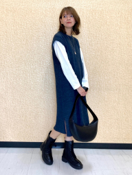 Вовняна сукня Uniqlo без рукавів 1159857890 (Синій S)