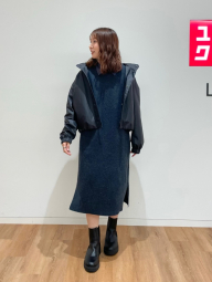 Вовняна сукня Uniqlo без рукавів 1159857890 (Синій S)