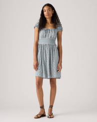 Легкое женское платье Levi's с принтом 1159857906 (Голубой XL)