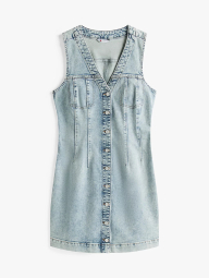 Женское джинсовое платье без рукавов Tommy Hilfiger 1159859296 (Голубой XL)