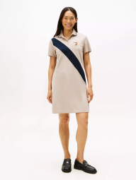 Жіноча сукня-поло Tommy Hilfiger з логотипом 1159862763 (Сірий S)