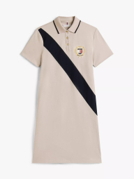 Жіноча сукня-поло Tommy Hilfiger з логотипом 1159862763 (Сірий S)