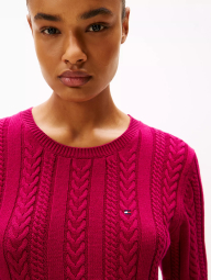 В'язана жіноча сукня Tommy Hilfiger 1159862783 (Рожевий XS)