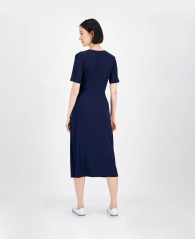 Женское платье Tommy Hilfiger из трикотажа в рубчик 1159864953 (Синий XS)