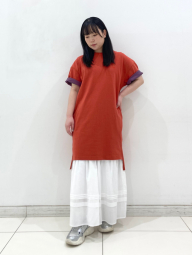 Женское платье-футболка JW Anderson UNIQLO 1159974128 (Оранжевый L)