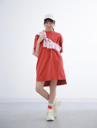 Женское платье-футболка JW Anderson UNIQLO 1159974128 (Оранжевый L)