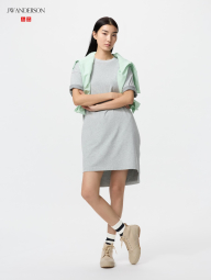 Женское платье-футболка JW Anderson UNIQLO 1159984111 (Серый L)