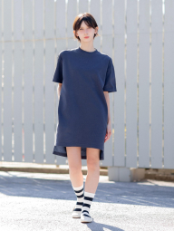 Женское платье-футболка JW Anderson UNIQLO 1159987696 (Синий L)