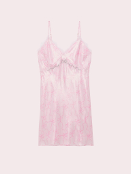 Сатиновое мини-платье Victoria's Secret Pink со стразами 1160031352 (Розовый S)