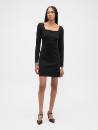 Женское трикотажное платье GAP 1160099014 (Черный L)