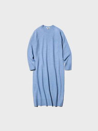 Платье из пряжи Soufflé от Uniqlo 1160370718 (Голубой L)