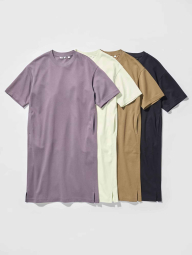 Женское платье-футболка AIRism UNIQLO 1160755647 (Коричневый M)