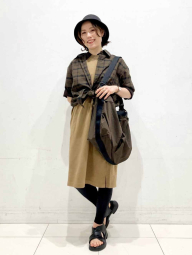 Женское платье-футболка AIRism UNIQLO 1160755647 (Коричневый M)