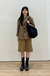 Женское платье-футболка AIRism UNIQLO 1160755647 (Коричневый M)