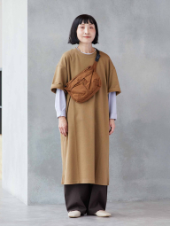 Женское платье-футболка AIRism UNIQLO 1160755647 (Коричневый M)