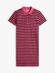 Женское платье-поло Tommy Hilfiger в полоску 1161041078 (Розовый/Синий S)
