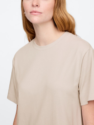 Женское платье-футболка GAP 1161606328 (Бежевый S)